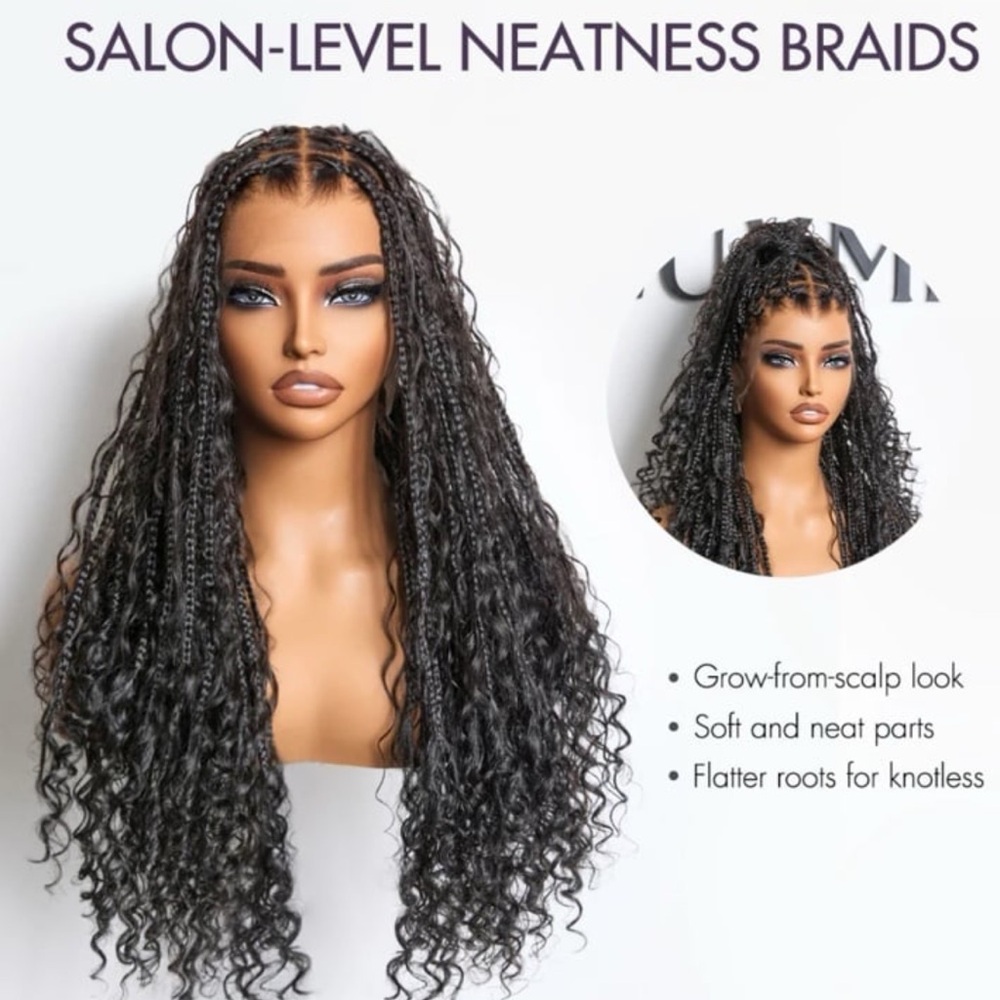 Brand New!
LUVME HAIR Full Lace Boho Braided Wigs Salon-Level 200% Density - Picture 2 of 4